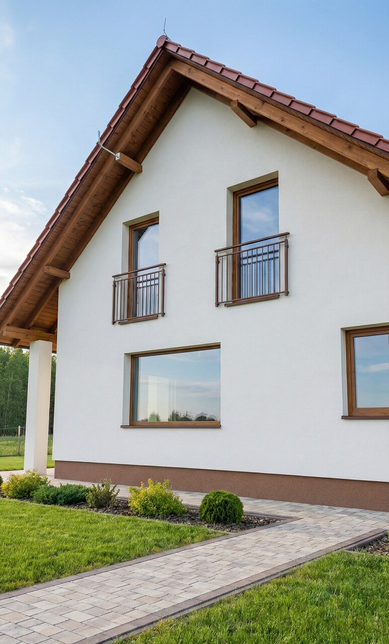 Balustrada francuska malowana