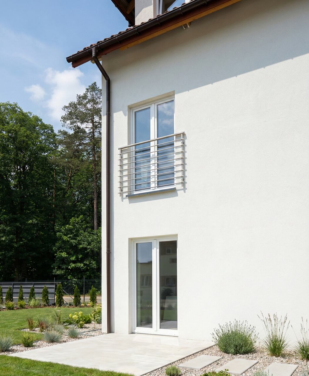 Balustrada francuska nierdzewna