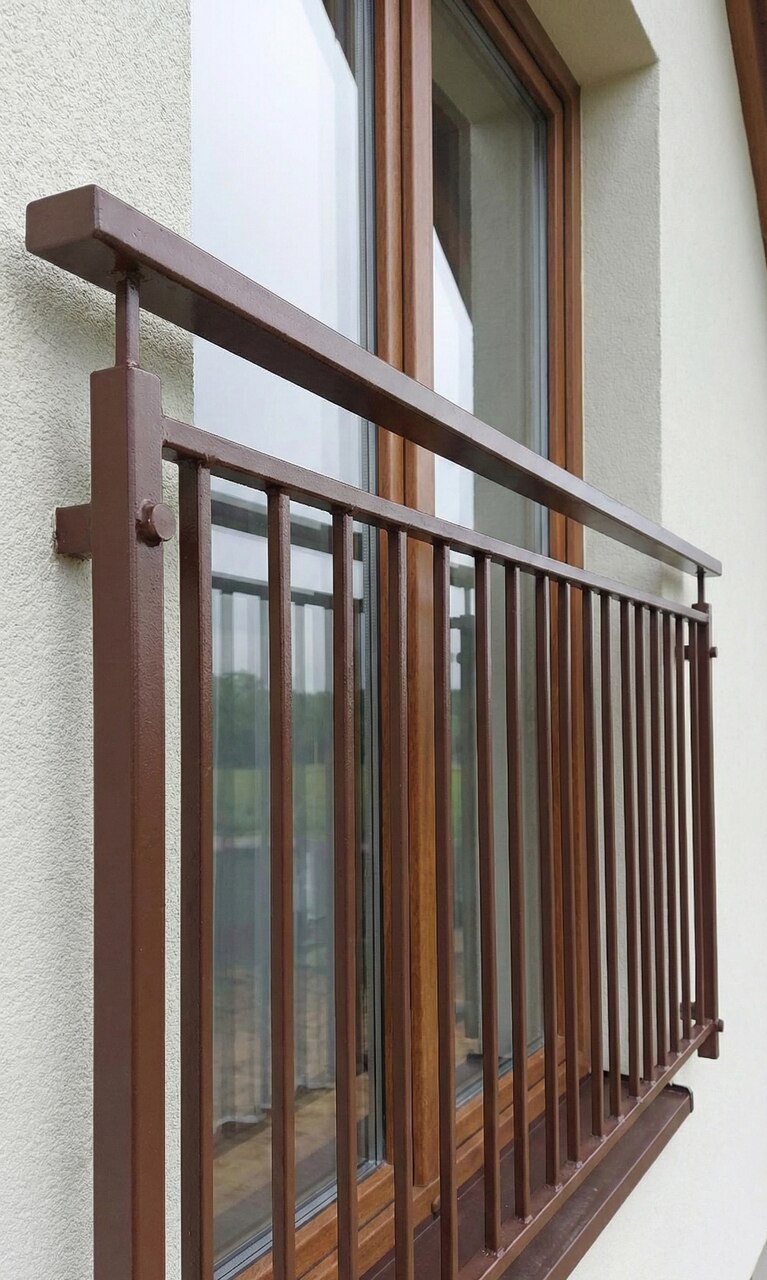 Balustrady francuskie malowane