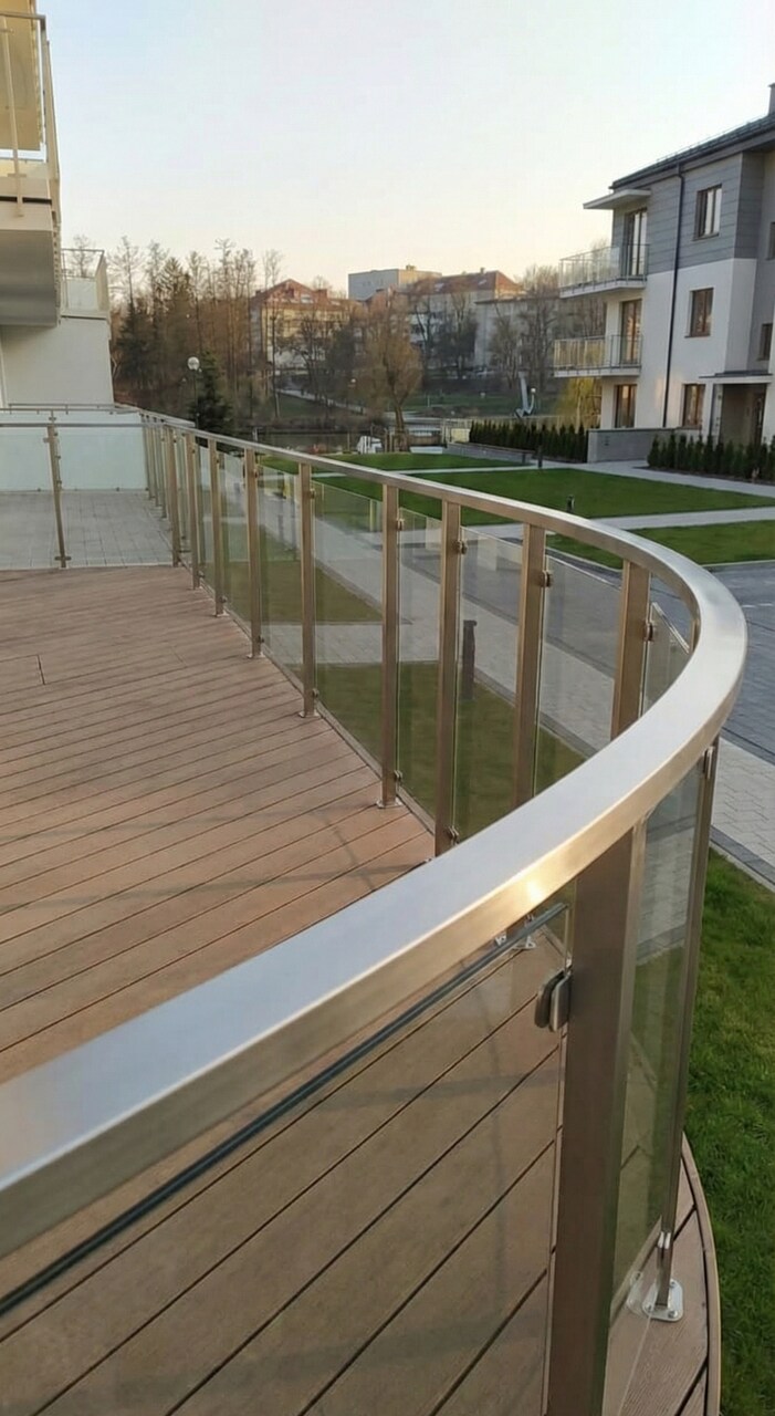 Balustrady nierdzewne dla dewelopera