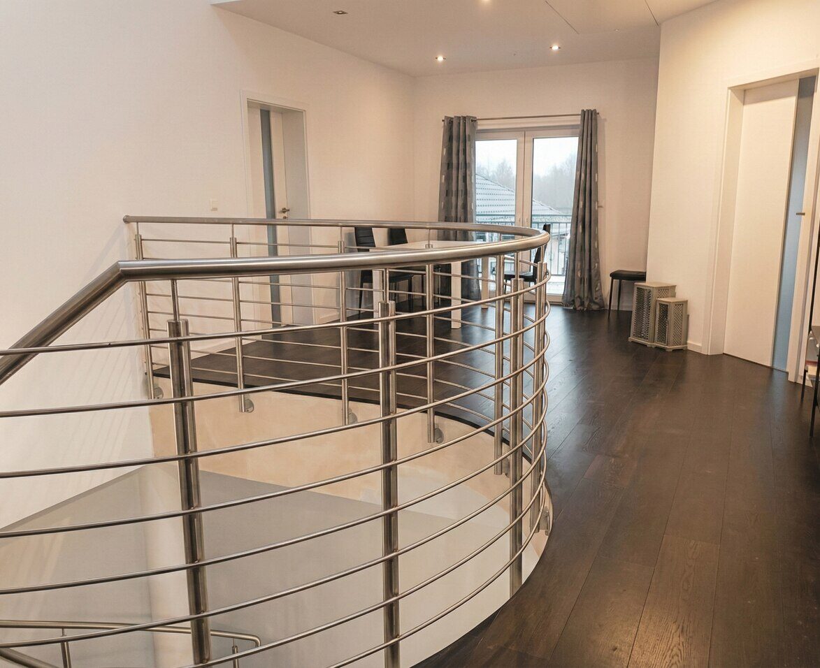 Balustrady schodowe kręcone