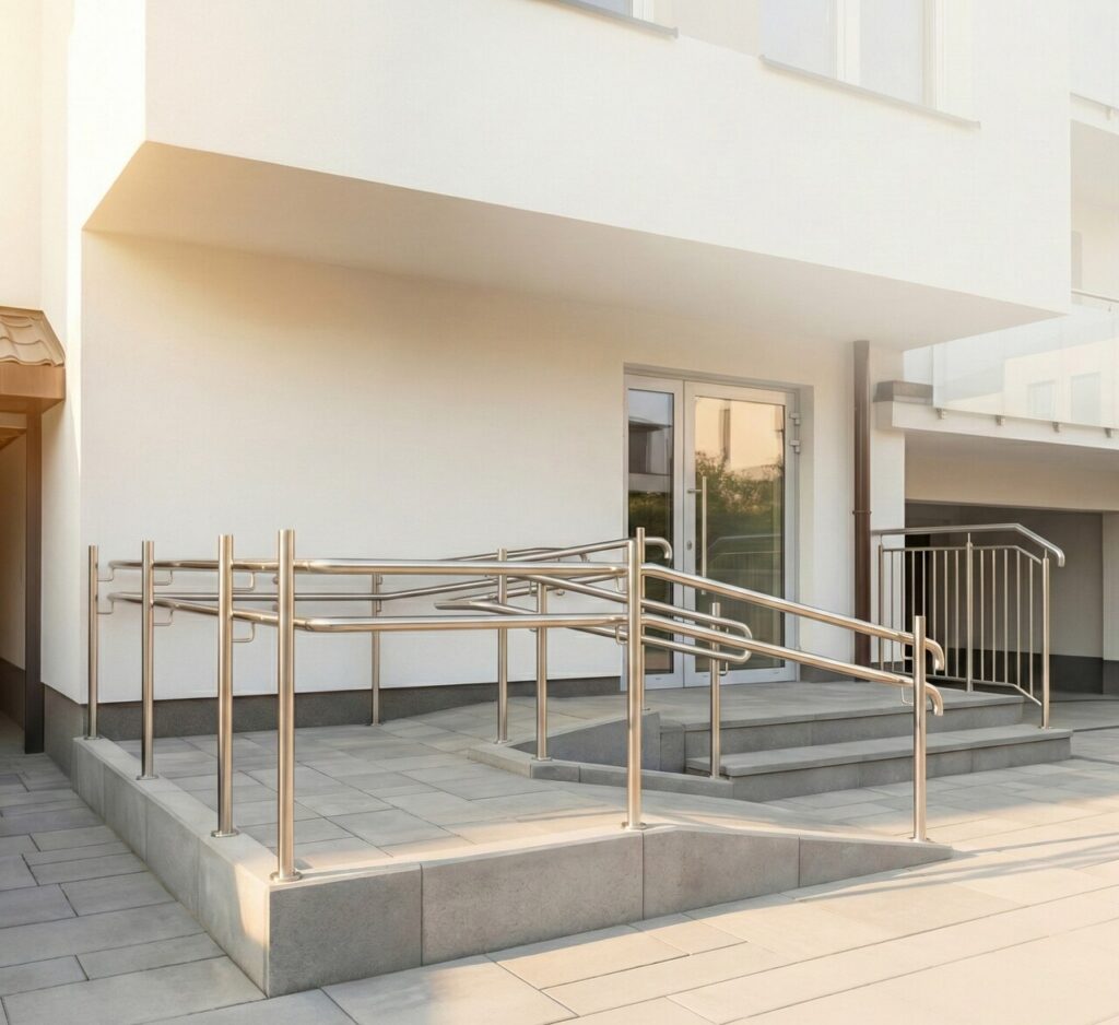 Podlazdy dla niepełnoprawnych nierdzewne