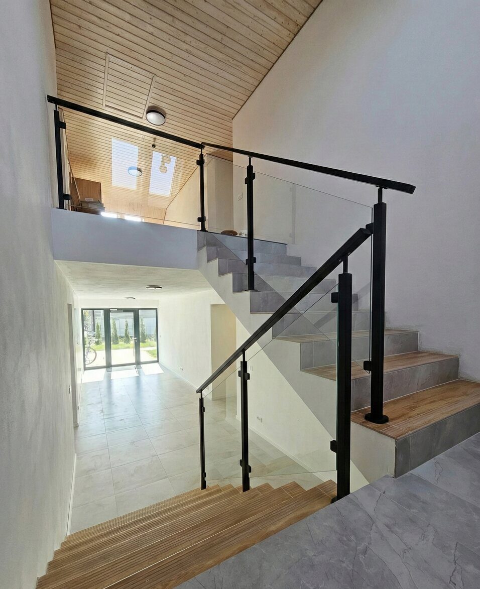 balustrady schodowe szklane